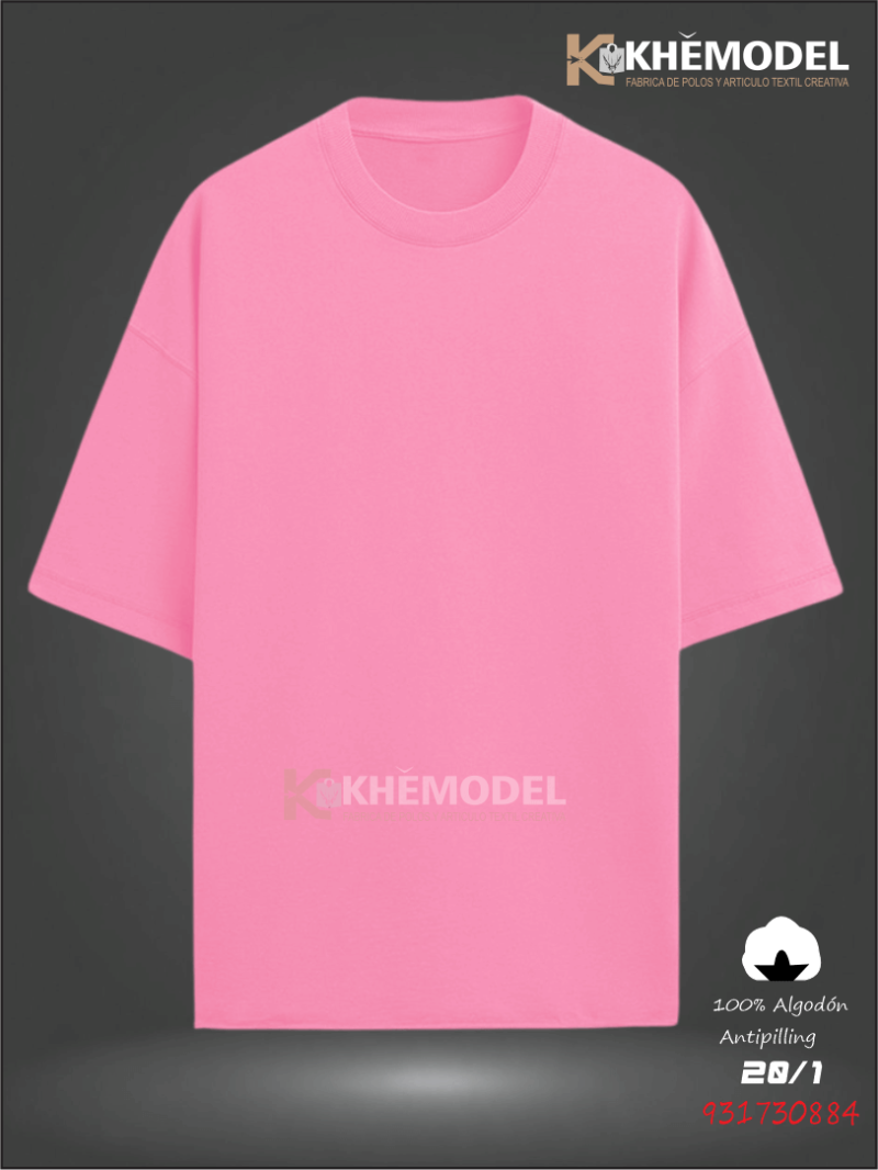 oversize Rosa Claro