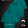 oversize verde botella