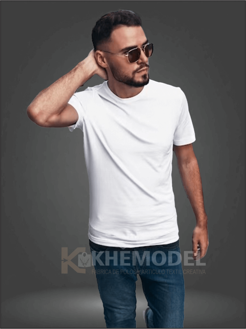 Polos para hombre blanco Polo Hombre Blanco 100% Algodón Compactado