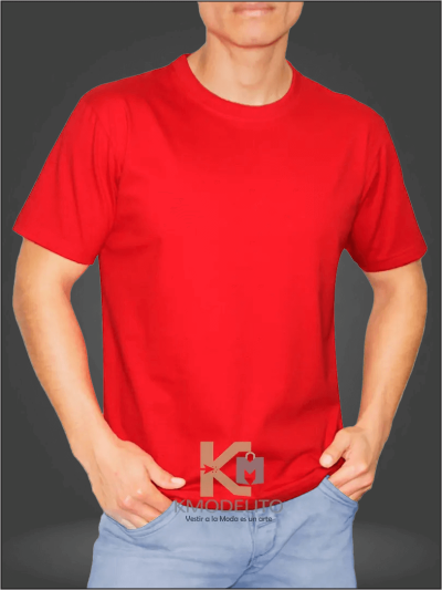 Polos para hombre rojo