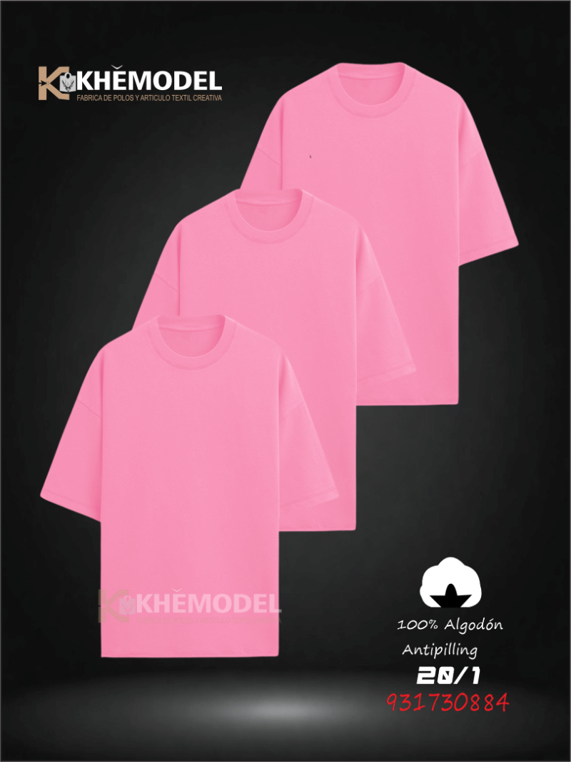 oversize Rosa Claro