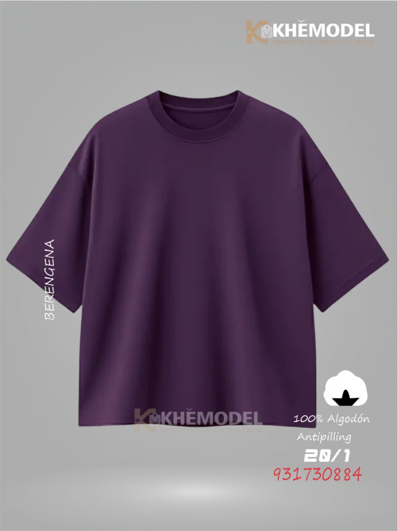 Boxy Fit Premium_ Berengena