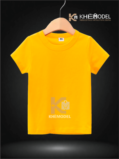 Polo-amarillo-oro-niños (1) Polos Niños Amarillo Oro 100% Algodón Reactivo Compactado