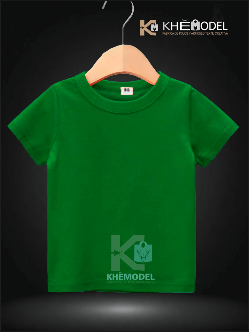 Polo-niño-verde-perico (1) Polos Niños Verde Perico 100% Algodón Reactivo Compactado
